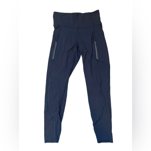 Athleta Rainier Unbrushed 7/8 Tight // Black - Picture 4 of 8